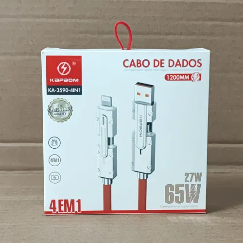 Cabo turbo 4 em 1 