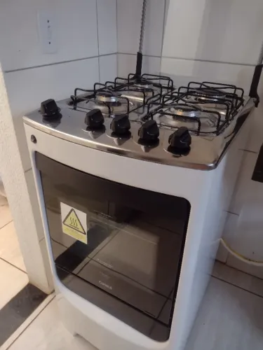 Fogão Consul 4 bocas Branco com acendimento automático
