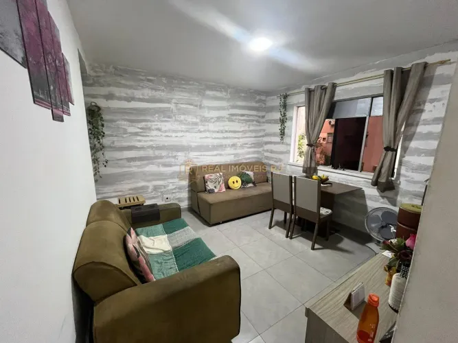 Apartamento de 2 Quartos Semi mobiliado no Condomínio Espiguinha