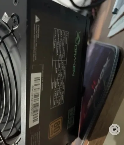 Fonte 500w 80 plus