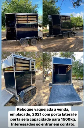 Reboque vaquejada 