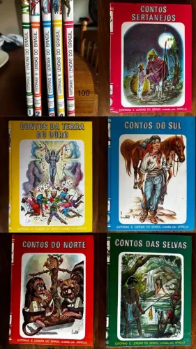 Coleção Estórias E Lendas Do Brasil Ed Formar 5 Volumes 1974 Usado Em Excelente Estado