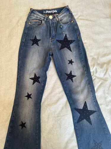 Calça Planet Girls Jeans Estrelada