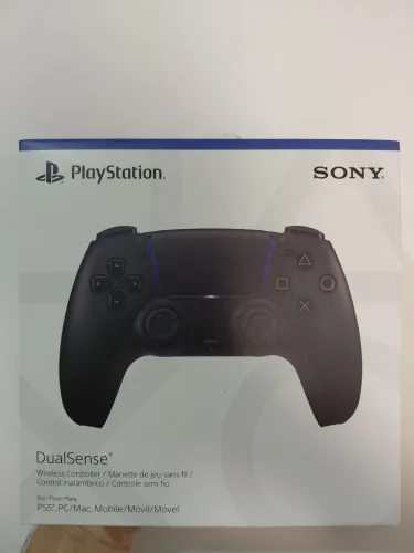 Controle Ps5 Dualsense Midnight Black (LACRADO) NF e garantia 