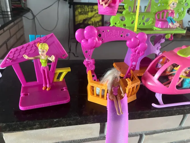 conjunto de brinquedos Polly Pocket