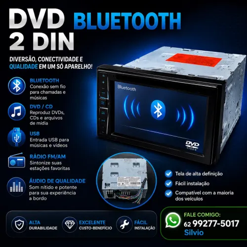 ? VENDE-SE DVD PIONEER 2 DIN COM BLUETOOTH ?  