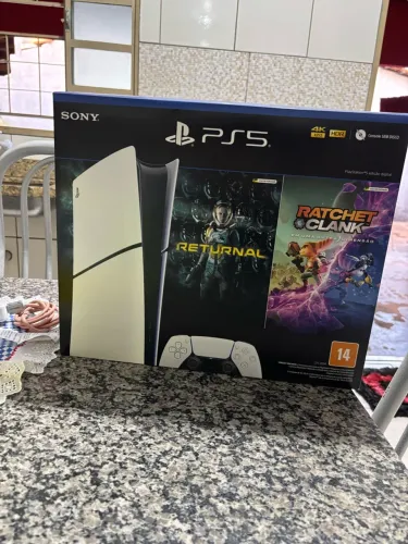 Ps5 Slim Edição Digital 1TB + 2 Controles