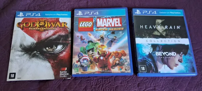 Lote jogos mídia física PS4