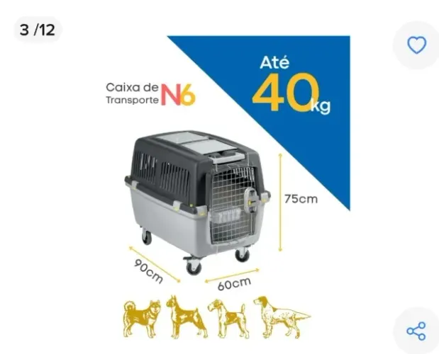 Caixa transporte cães grandes Stefanplast Gulliver 6
