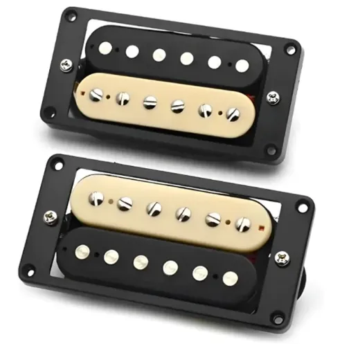 Par De Captador Zebra Humbucker Para Guitarra com moldura Retira em Praia Grande