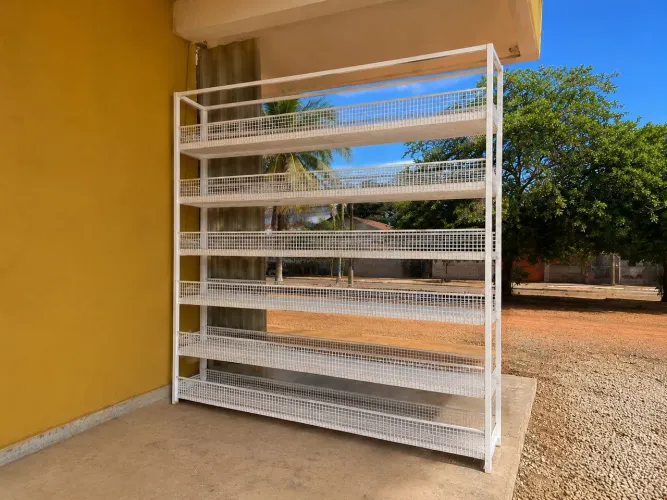 Prateleira de Ferro Industrial 2,00 x 2,40 x 0,40 m - Reforçada