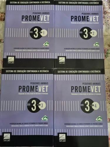 VENDO LIVROS DA COLEÇÃO COMPLETA - PROMEVET - CICLO 3 - 4 LIVROS