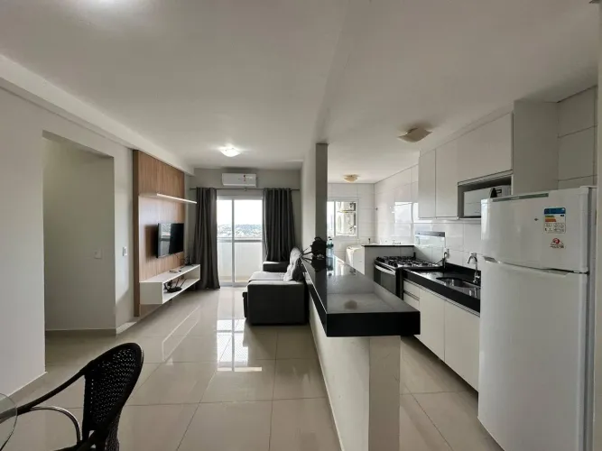 Apartamento mobiliado com 2 quartos no Edificio Atlantico