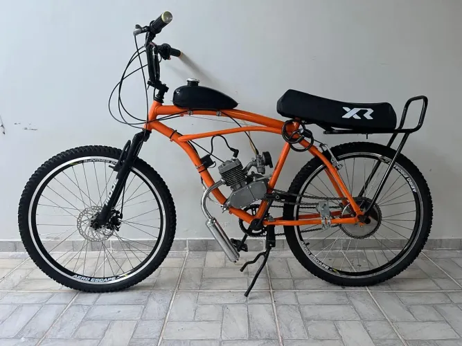 Bicicleta Bicicleta Motorizada 80cc Aro 26 Banco Xr Aero Classic *