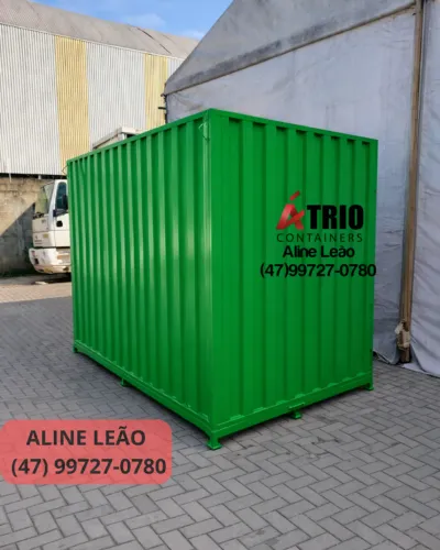 Container Depósito Novo Galvanizado Balneário Camboriú SC - Pintura Ind. 