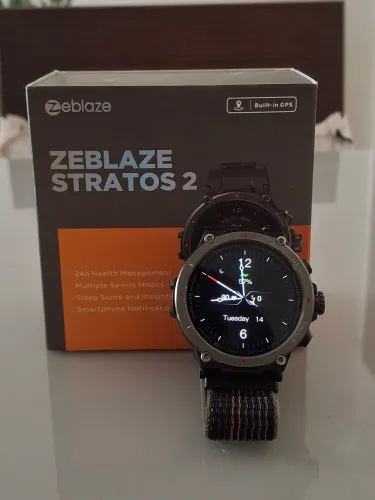 Smartwatch com GPS (Zeblaze Stratos 2)