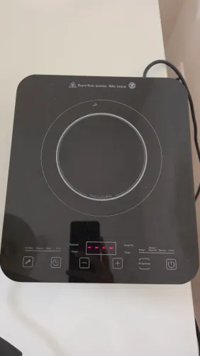 Fogão cooktop - Polishop TC-HC14B cor preto - 1 queimador