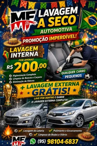 Lavagem a seco AUTOMOTIVA 