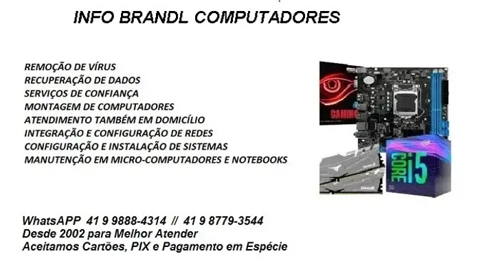 Computador Gamer por encomenda Montamos seu Pc Gamer no Local em toda Curitiba e Região