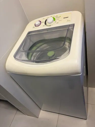 Máquina de lavar roupa Consul 8kg cesto inox