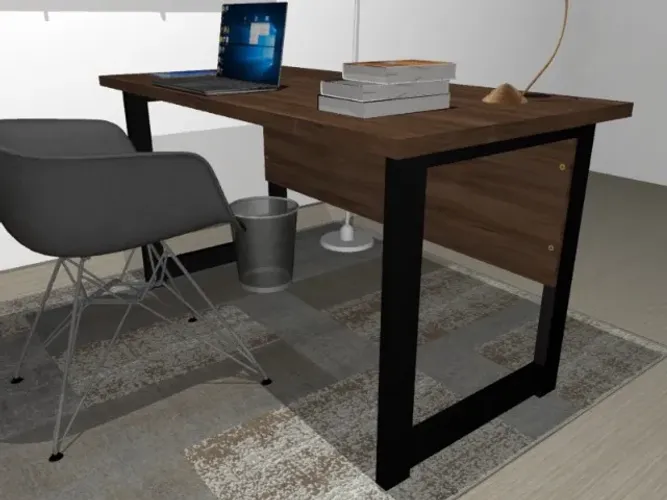 Mesa Delluxe Copenhagen Wood : L100cm x P50cm x A74cm