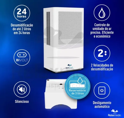 Desumidificador de ar elétrico 