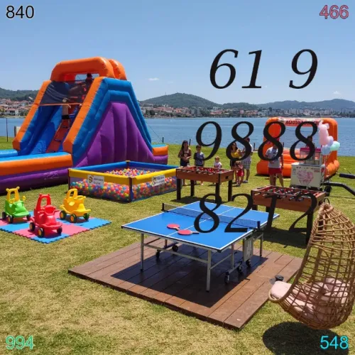 Locação de Brinquedos - Cama Elástica e Mesa de Totó em Águas Claras e Guará I!