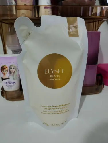 Creme Acetinado Hidratante Desodorante Corporal ELYSÉE BLANC O BOTICÁRIO (novo)
