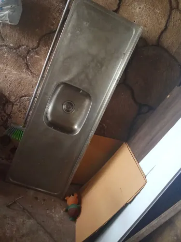 Pia de inox,tem que concretar