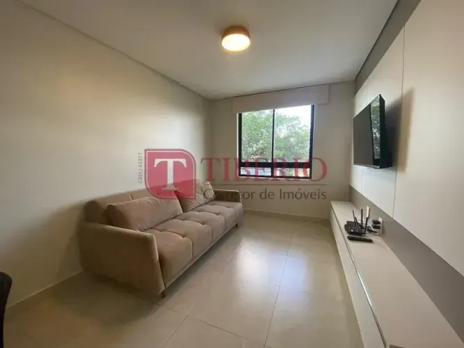 Flat mobiliado disponível para locação, Centro. Valor do aluguel com a taxa de condominío