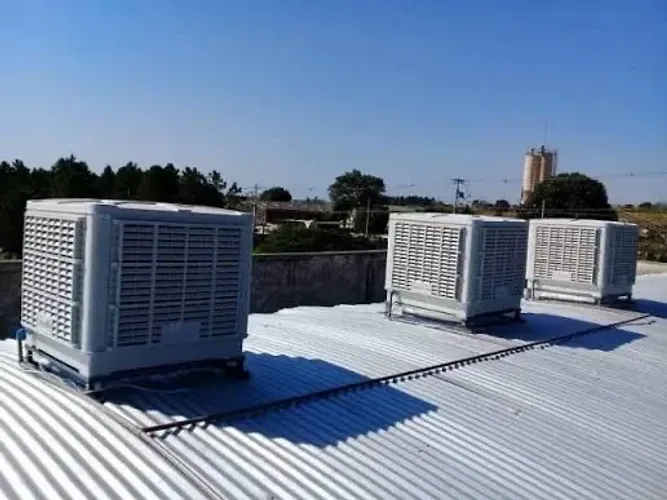 Limpeza de climatizadores industriais