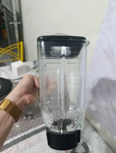 Copo de vidro liquidificador 
