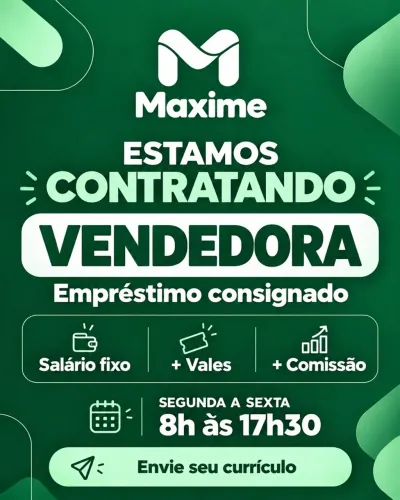 Vaga para vendedor