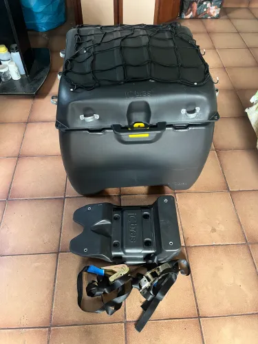 Baú iCbras 160 Litros + Suporte Universal Sem Precisar da furação da Moto