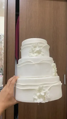 Bolo fake de casamento