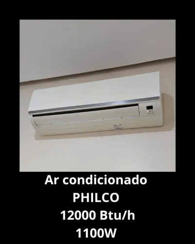 Ar condicionado PHILCO 12000 Btu/h 1100W