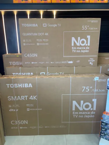 TELEVISÃO TOSHIBA DE 55/65/75/85 POLEGADAS ?
