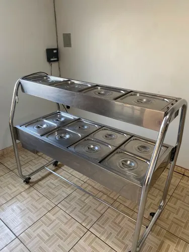 ? Cuba para Restaurante/Buffet - 8 Cubas Quentes + 4 Cubas Frias