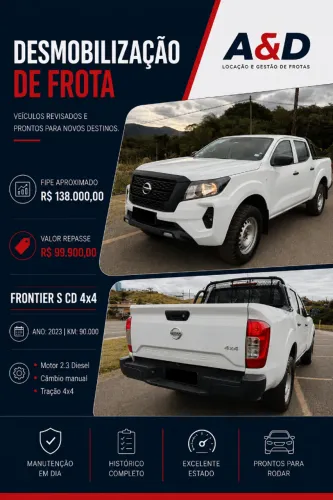 Nissan Frontier S CD 4X4 2.3 TB Diesel Mec. 2023