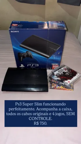 PlayStation 3 SEM CONTROLE