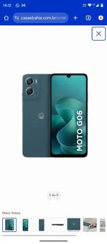 Moto G06 Azul 128GB