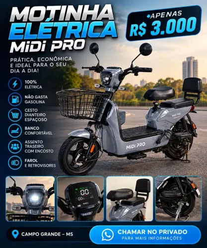 MOTINHA ELÉTRICA MIDI PRO À VENDA