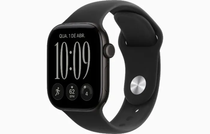Apple Watch Series 12 42MM - Preto - Novo Lacrado