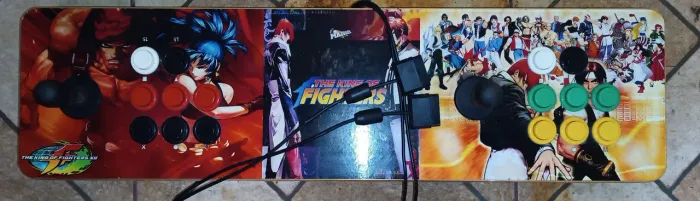 Controle Arcade Duplo PS2 - The King of Fighters - Impecável!
