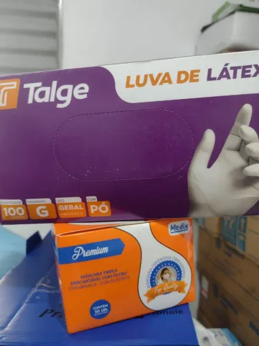 Luva de látex Tam. M e G