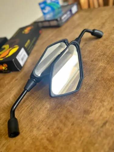 Retrovisor Esportivo Kawasaki Z400 Mini Par Honda Titan Cb