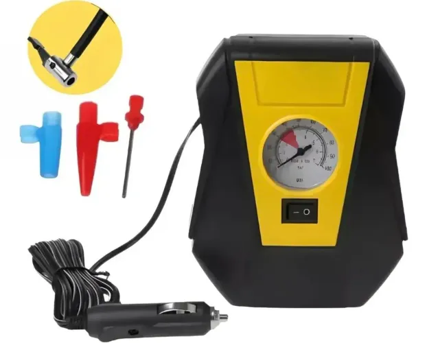COMPRESSOR DE AR PORTATIL RECARREGAVEL CZK-3613<br>