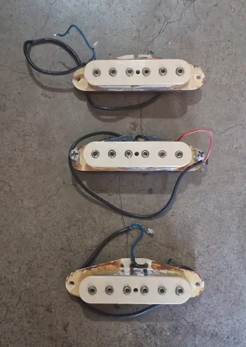 Captadores Giannini single-coil cerâmicos Supersonic - Raros