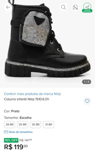 Bota infantil