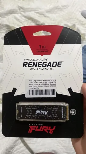 SSD Kingston Fury Renegade 1TB NVMe PCIe 4.0 M.2 - LACRADO - 7300 MB/s